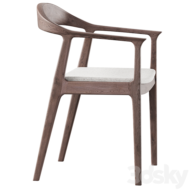 Barolo chair by deephouse 3DS Max Model - thumbnail 2