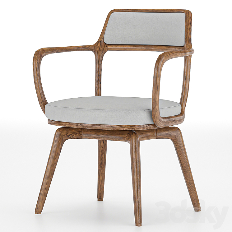 Baron giorgetti chair 3DS Max Model - thumbnail 1