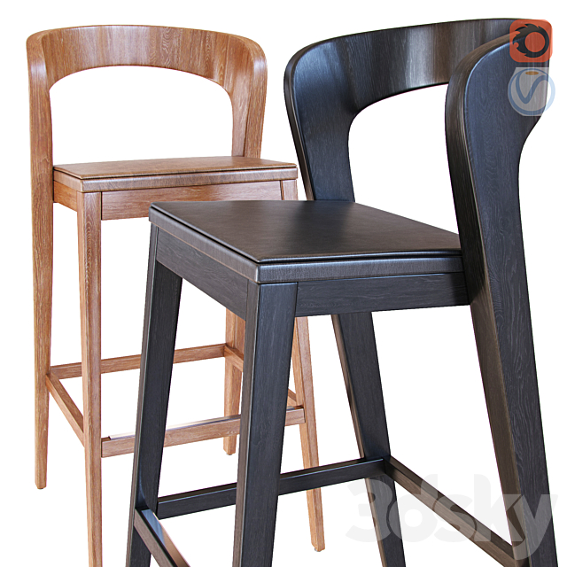 Barstool by Alain Berteau 3DSMax File - thumbnail 3