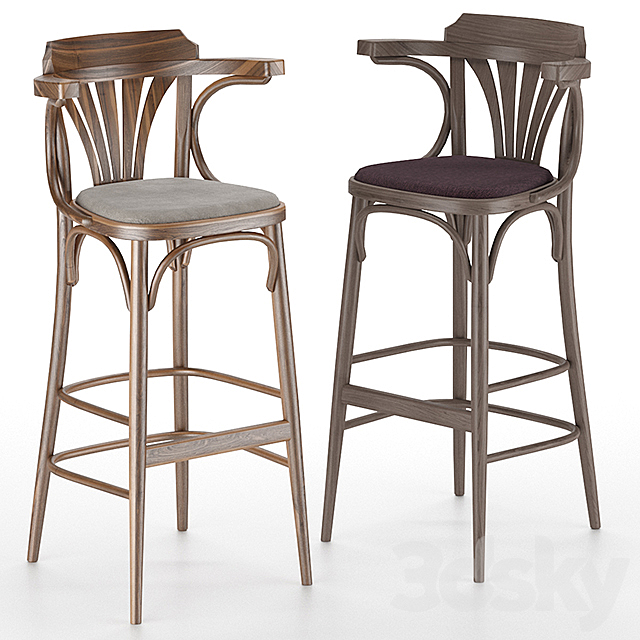 Barstool by TON 3DSMax File - thumbnail 2