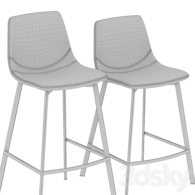 Barstool hamilton 3DSMax File - thumbnail 3