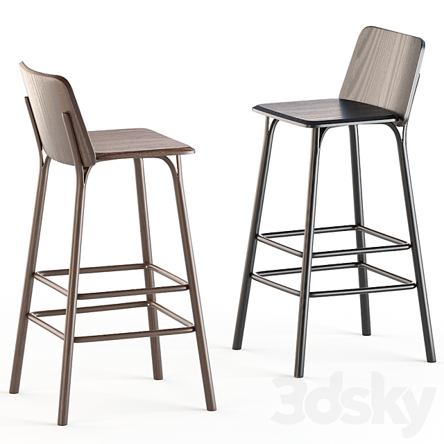 Barstool split 3DSMax File - thumbnail 1