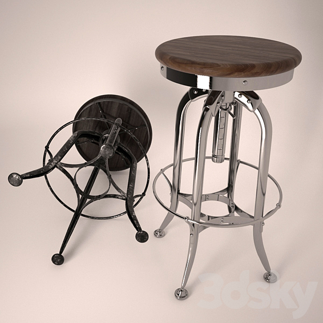 Barstool Toledo 3DSMax File - thumbnail 2