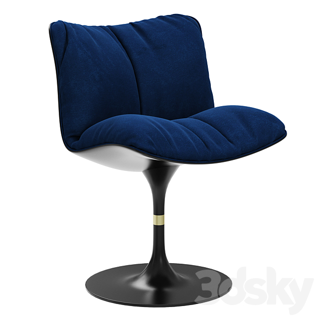 Baxter marilyn chair 3ds Max - thumbnail 1