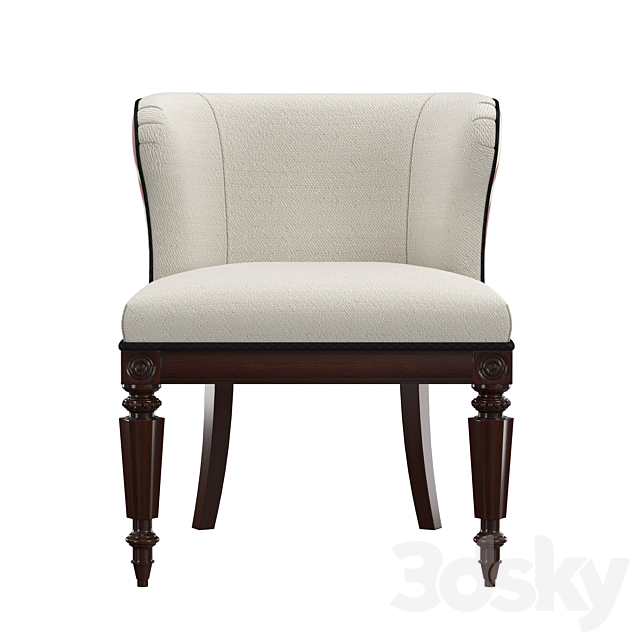 Baynard Conversation Chair 3ds Max - thumbnail 3