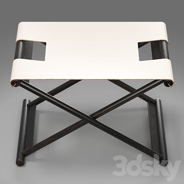 Bazane Stool by Christian Liaigre 3DSMax File - thumbnail 2