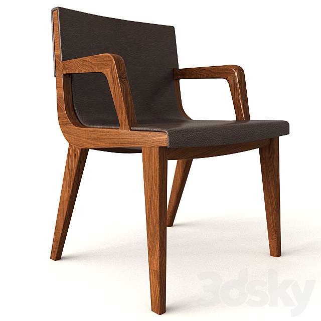 b&b Acanto Chair 3DSMax File - thumbnail 1