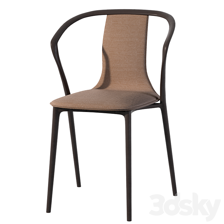 Belleville Armchair Vitra 3DS Max Model - thumbnail 1