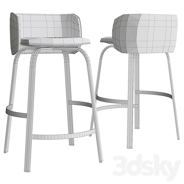 Belt – Sg Bar Stool 3DSMax File - thumbnail 2