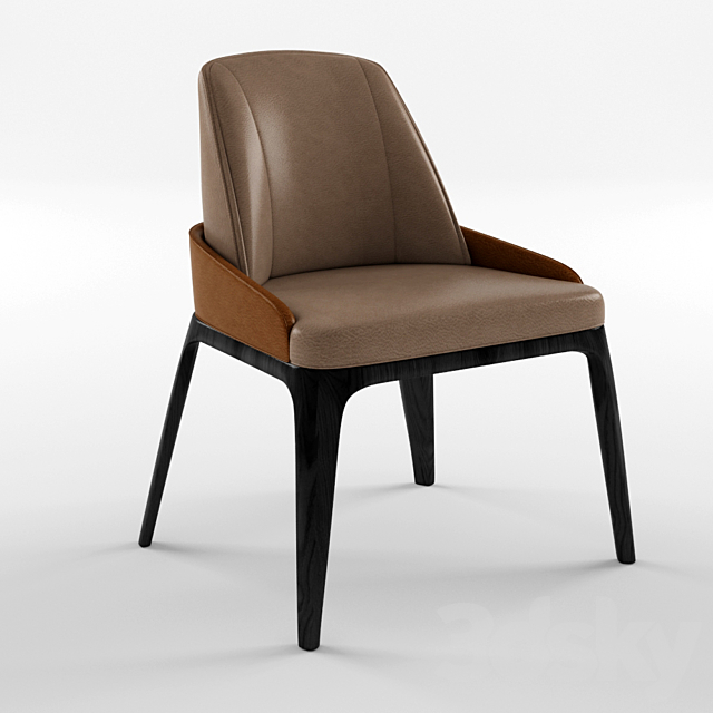 Bentley home malvern chair 3DSMax File - thumbnail 1