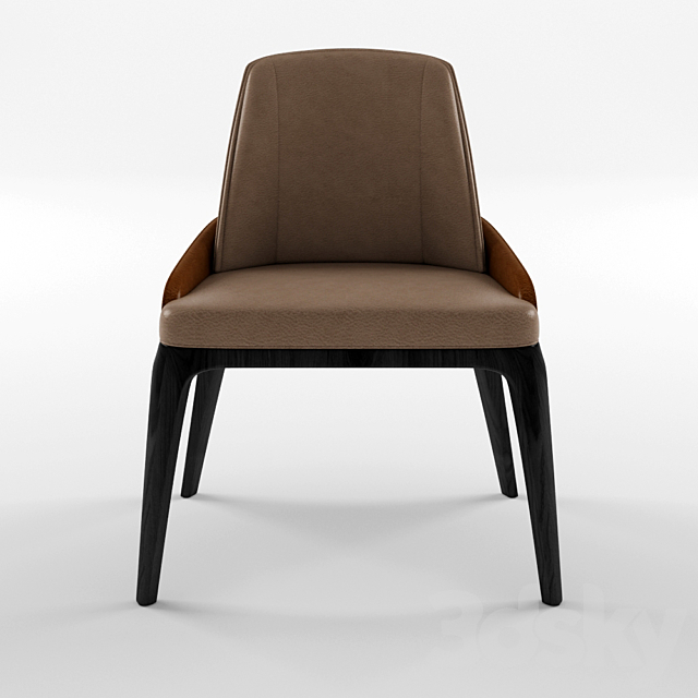 Bentley home malvern chair 3DSMax File - thumbnail 2