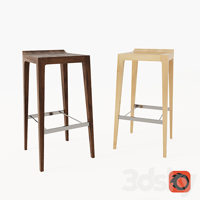 Bernhardt Design – Vanish Bar Stool 3DSMax File - thumbnail 1