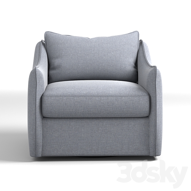 Bernhardt Joli Swivel Chair 3ds Max - thumbnail 2