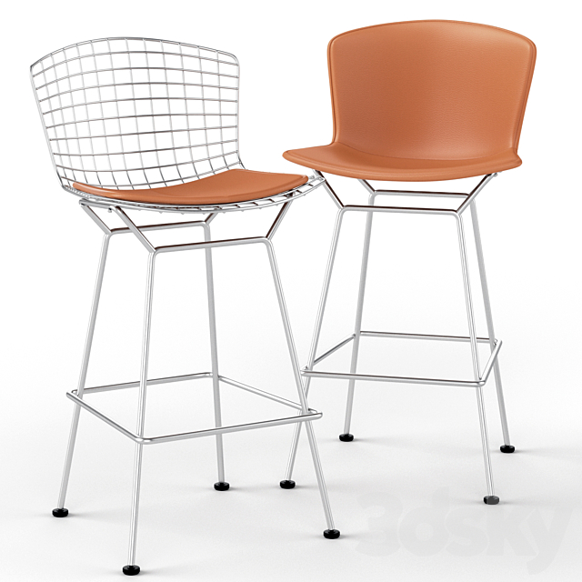 Bertoia barstool 3ds Max - thumbnail 1