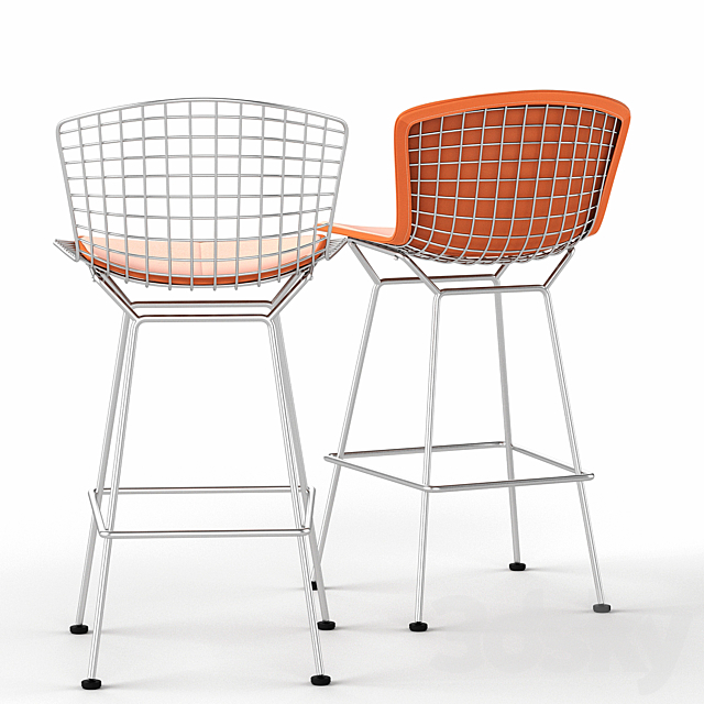 Bertoia barstool 3ds Max - thumbnail 2