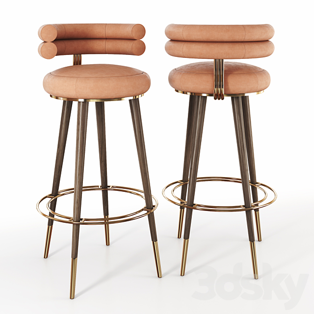 BETSY BAR CHAIR 3DSMax File - thumbnail 1