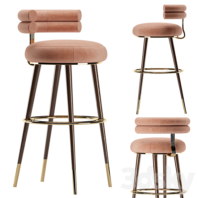 Betsy bar stool 3DSMax File - thumbnail 1