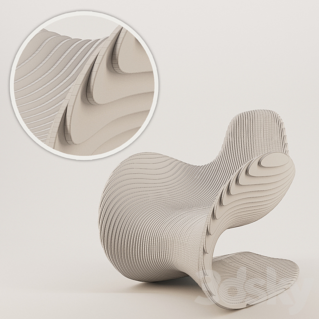 Betula Chair 3DSMax File - thumbnail 3