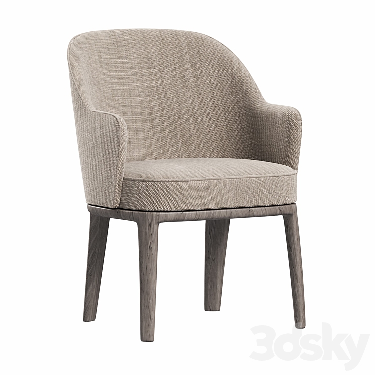 Bice chair by justform 3DS Max Model - thumbnail 1