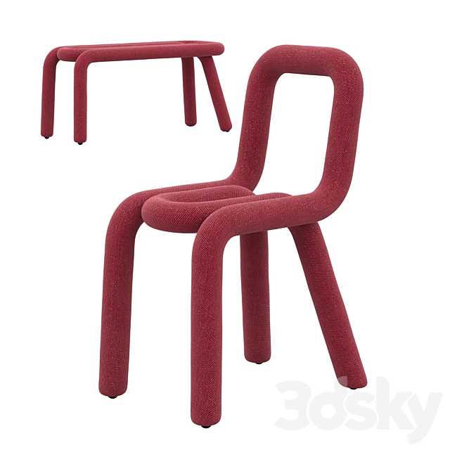 Big-Game Bold chair and bench 3ds Max - thumbnail 1