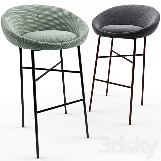 Bloom Bar Stool 3DSMax File - thumbnail 1