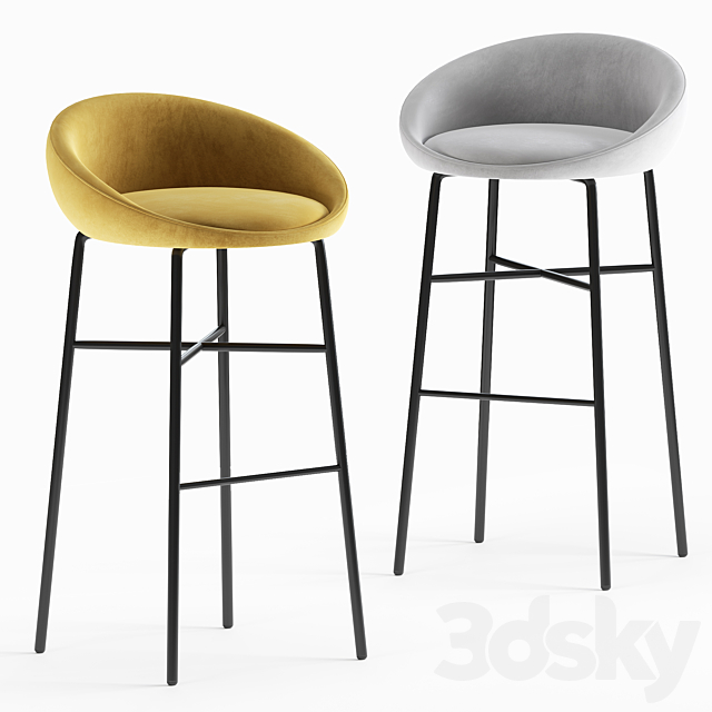 BLOOM BAR STOOL 3DSMax File - thumbnail 1