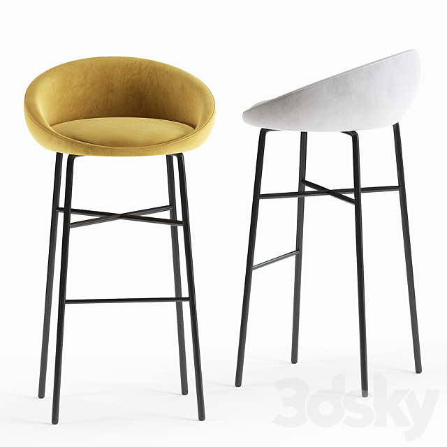 BLOOM BAR STOOL 3DSMax File - thumbnail 2