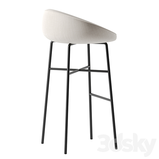 BLOOM BAR STOOL by Parla 3DSMax File - thumbnail 2