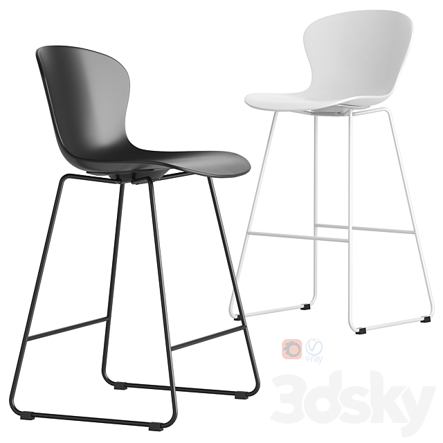 Boconcept – Adelaide barstool 3ds Max - thumbnail 1