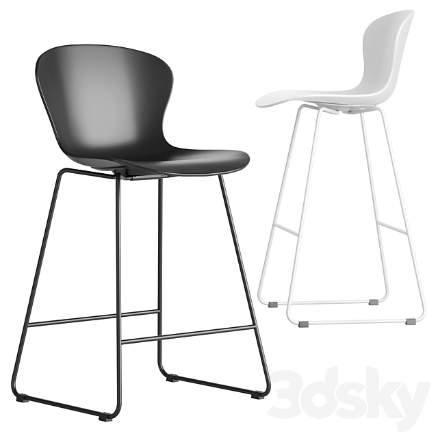 Boconcept – Adelaide barstool 3ds Max - thumbnail 2