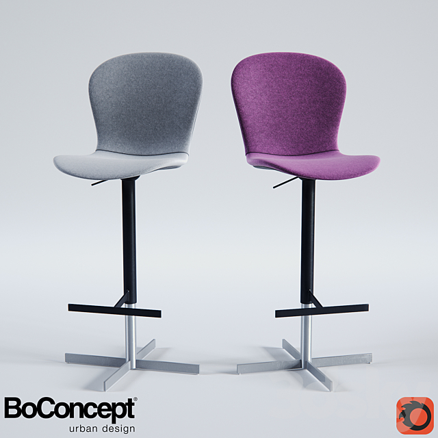 BoConcept Adelaide Chair 3DSMax File - thumbnail 1