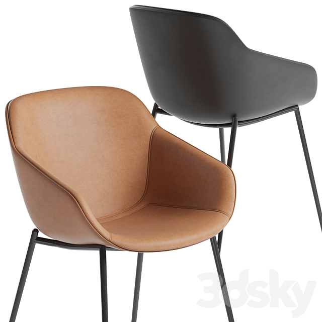 Boconcept Vienna chair 3DSMax File - thumbnail 2