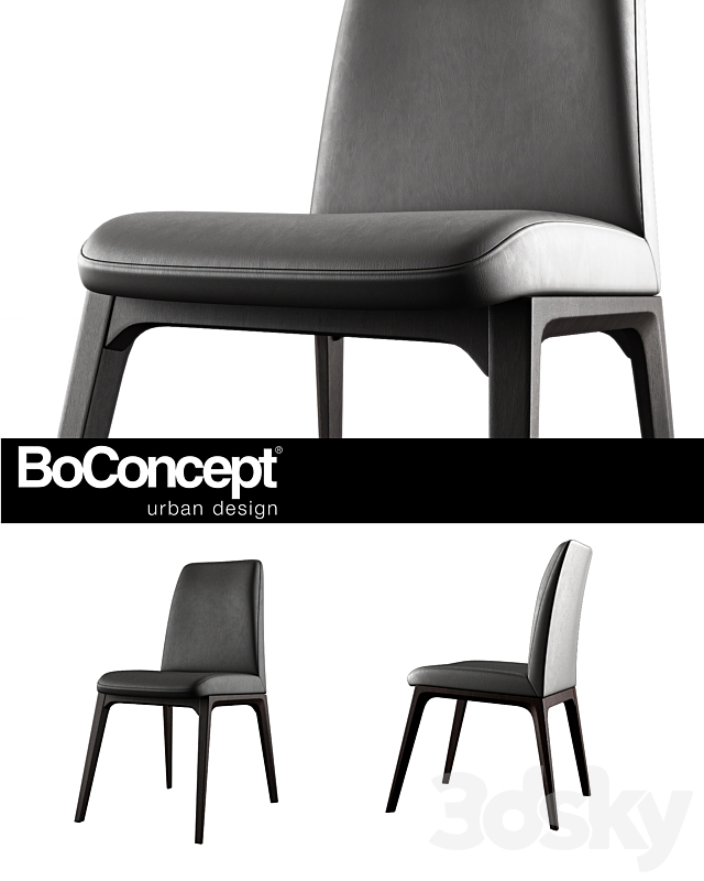 BoConcept_Chair_Lausanne 3DSMax File - thumbnail 1