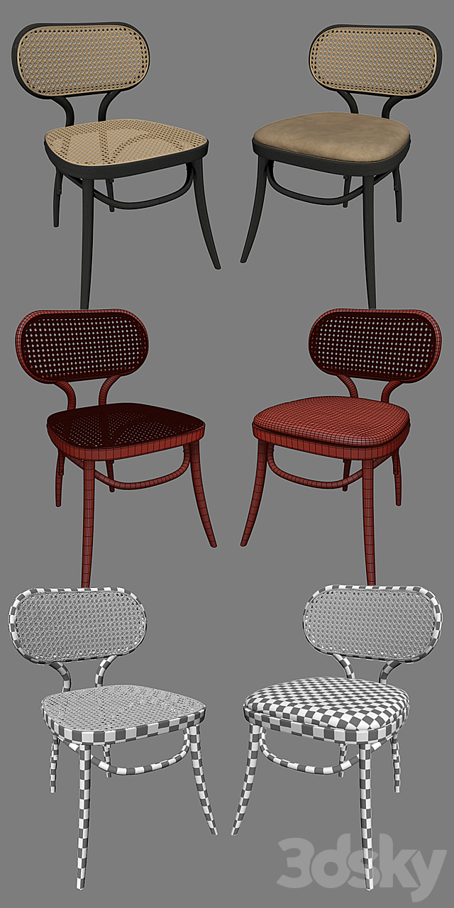 BODYSTUHL – GEBRUEDER THONET VIENNA 3DSMax File - thumbnail 3