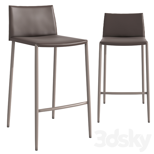 Boheme bar stool 3DSMax File - thumbnail 1