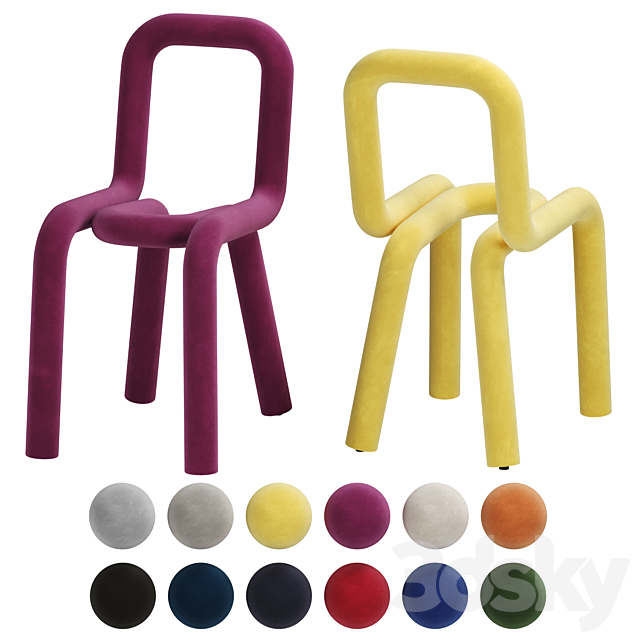 Bold Chair by Mustache 3DSMax File - thumbnail 1