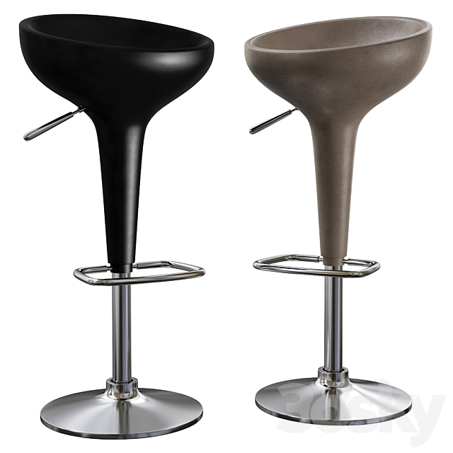 Bombo swivel barstool magis 3ds Max - thumbnail 1