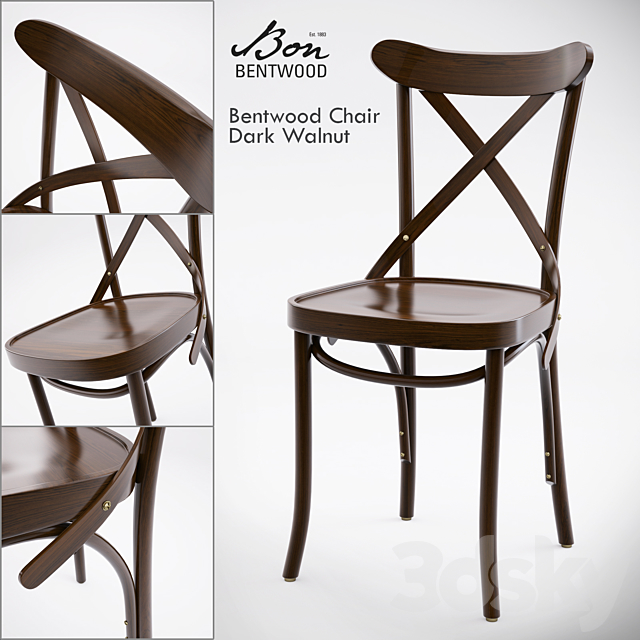 Bon Bentwood Chair 3DS Max Model - thumbnail 1