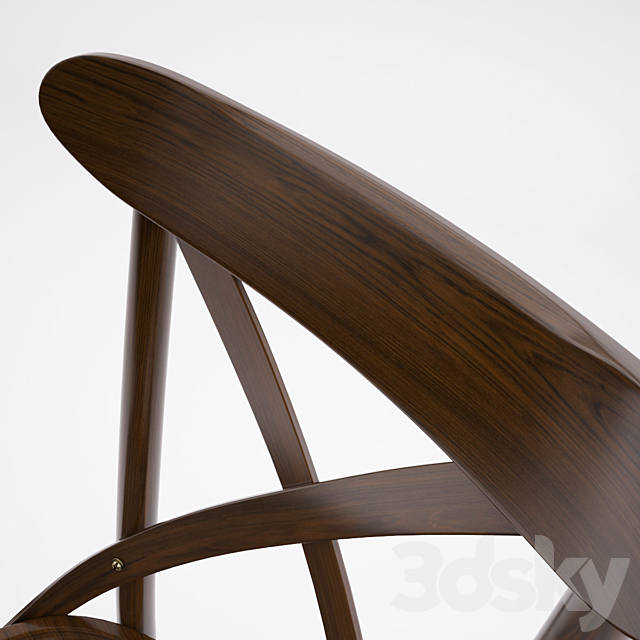 Bon Bentwood Chair 3DS Max Model - thumbnail 2