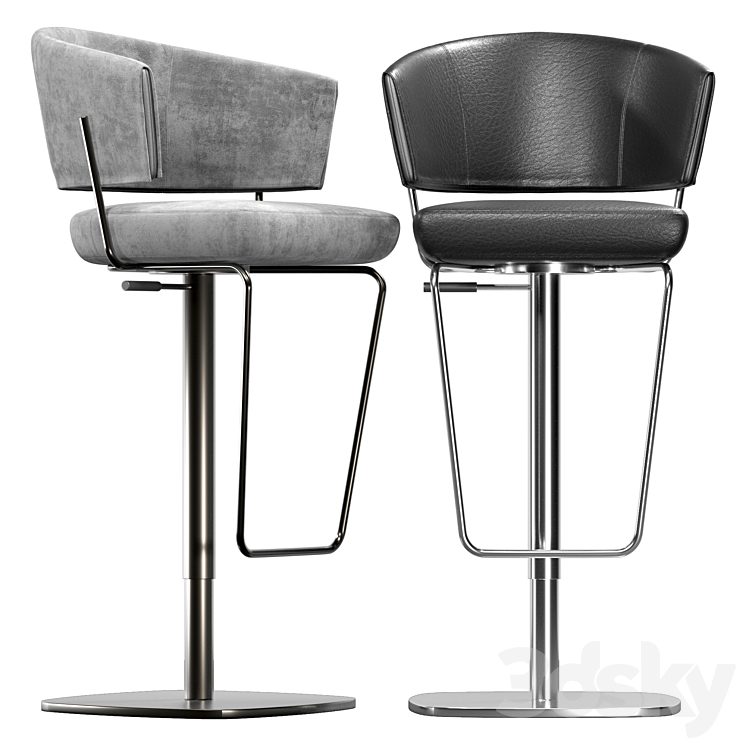 Bonaldo – Bahia too bar chair 3DS Max Model - thumbnail 1