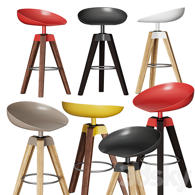 Bonaldo Plumage Stool 3DSMax File - thumbnail 2