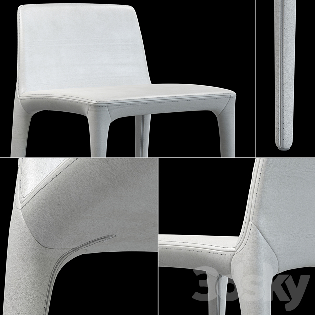 Bonaldo Rest Too Stool 3DS Max Model - thumbnail 2