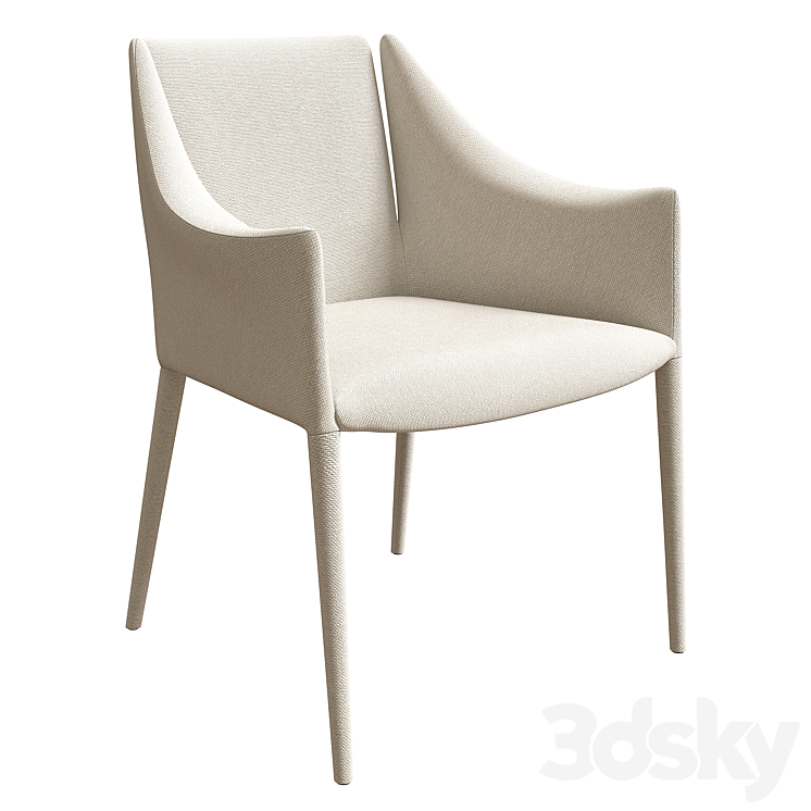 Bonaldo Vela Chair 3DS Max Model - thumbnail 1