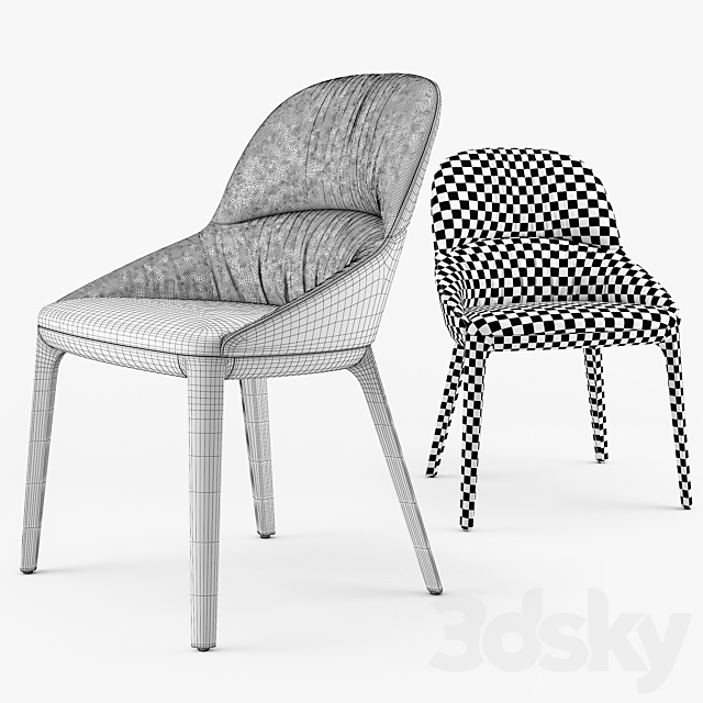 Bontempi queen chair 3DSMax File - thumbnail 4