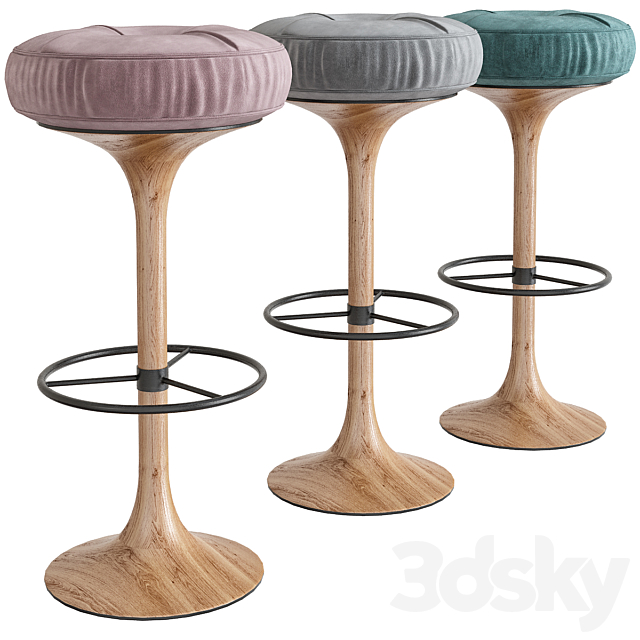 Börge Johansson Bar Stools 3ds Max - thumbnail 1