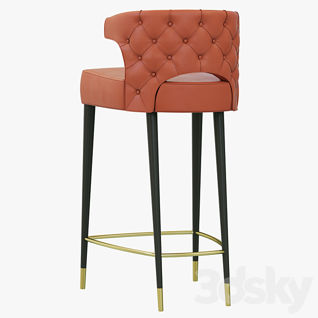 Brabbu Kansas Bar Chair 3DSMax File - thumbnail 2