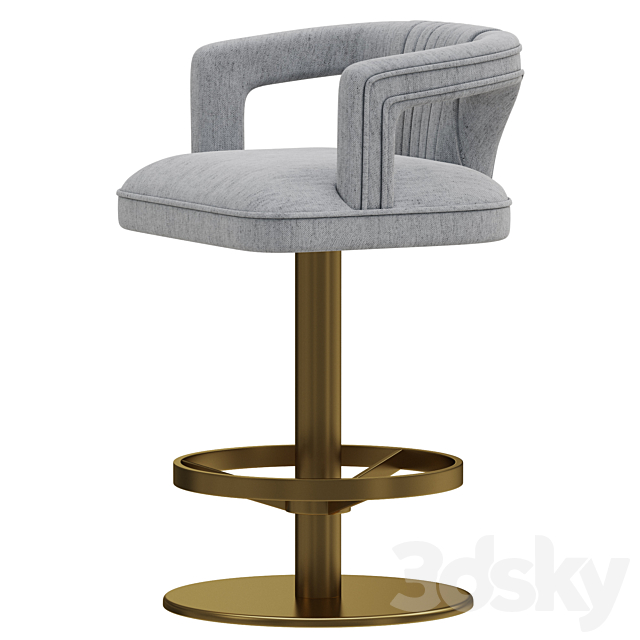 Brabbu KAROO II COUNTER STOOL 3DSMax File - thumbnail 3