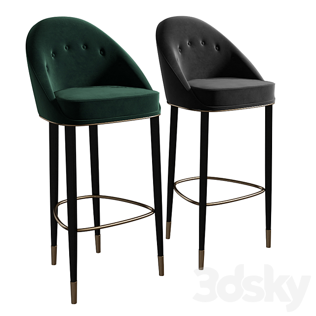 Brabbu Malay Bar Chair 3DSMax File - thumbnail 1