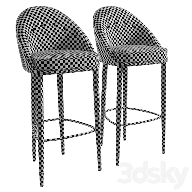 Brabbu Malay Bar Chair 3DSMax File - thumbnail 3