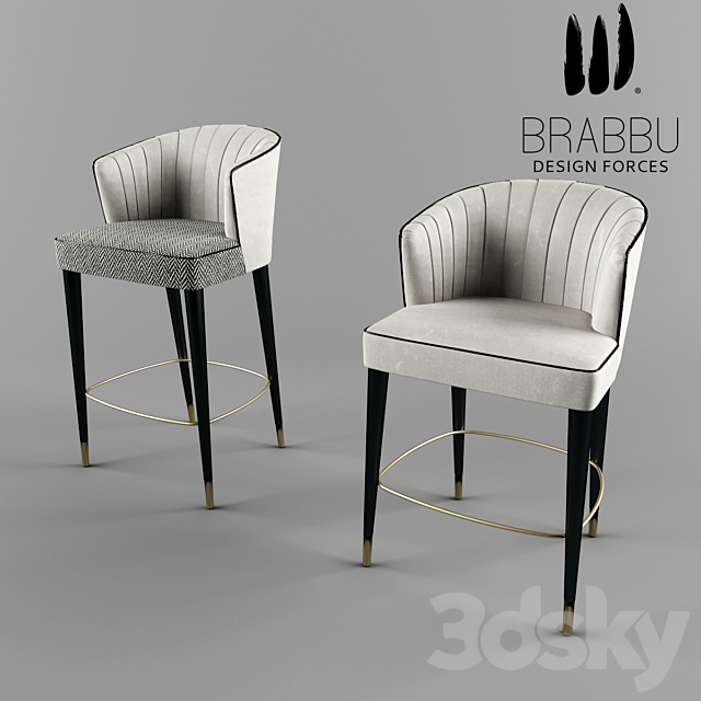 Brabbu Nuka_Bar chair 3DSMax File - thumbnail 1